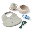 LIEWOOD Baby-Essset Mileah Dino Roar / Dove blue