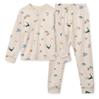 LIEWOOD WILHELM mitwachsender Pyjama Tamtam / Sandy