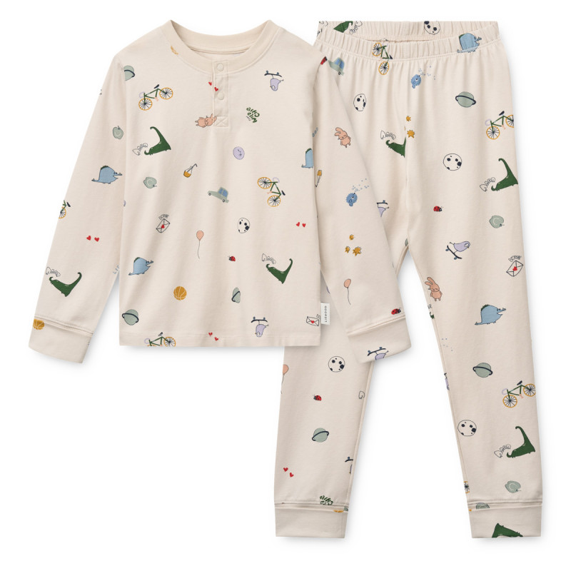 LIEWOOD WILHELM mitwachsender Pyjama Tamtam / Sandy