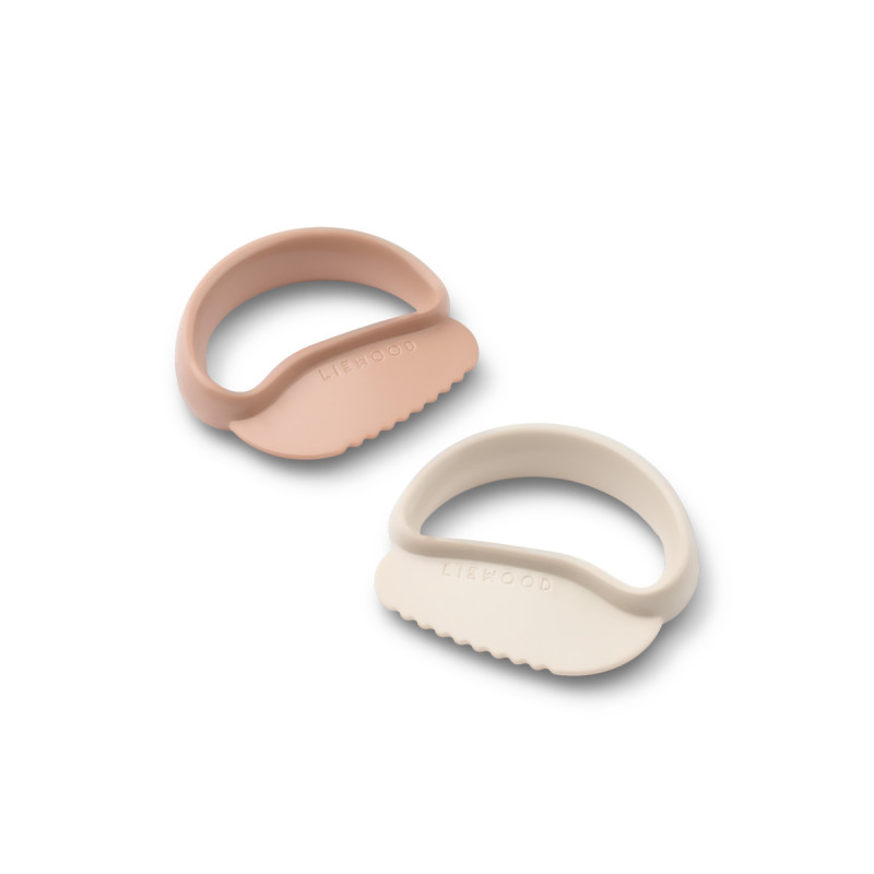 LIEWOOD sichere Kinderschneider RIVEN 2er-Pack Pale tuscany / Sandy