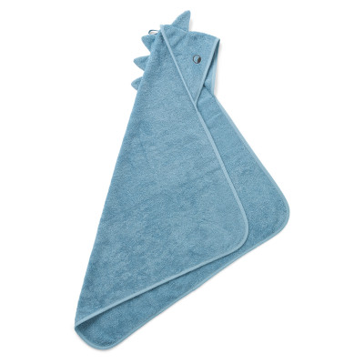 LIEWOOD ALBERT Baby-Kapuzenhandtuch Beach blue