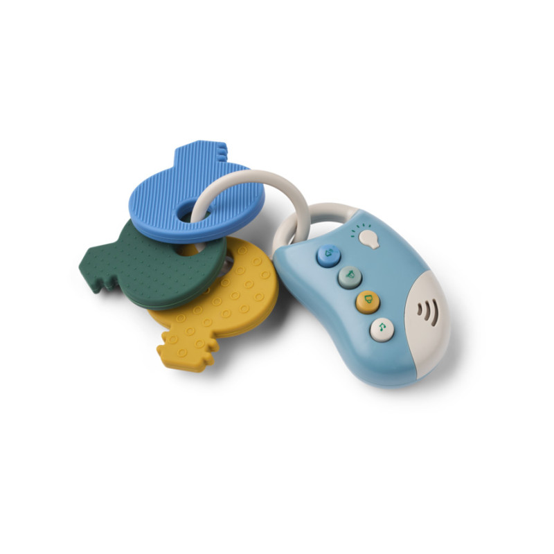 LIEWOOD VROOM Autoschlüssel für Kinder Beach Blue Multi Mix