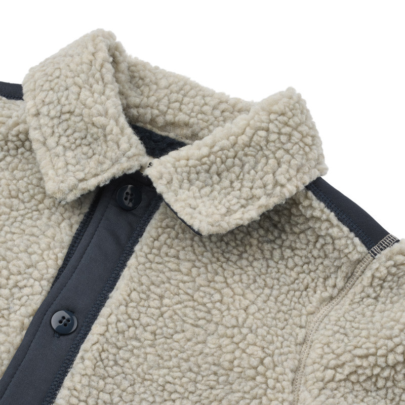 LIEWOOD ELIAN Kinder-Fleecehemd Mist / Classic navy