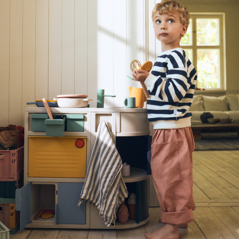 LIEWOOD ELIO Kinder-Spielküchenset Beach Blue Multi mix