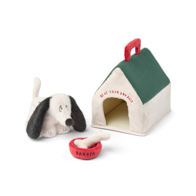 LIEWOOD DAKOTA Plüschhund mit Hundehütte