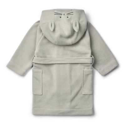 LIEWOOD MINIK Kinder-Fleecebademantel Dove blue