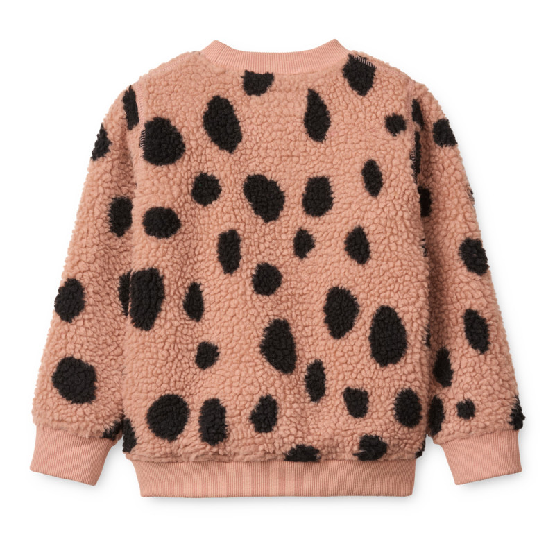 LIEWOOD RIDLEY Kinder-Fleecepullover Mega leo spot
