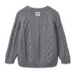 LIEWOOD ARI Kinderpullover aus Baumwolle Grey melange