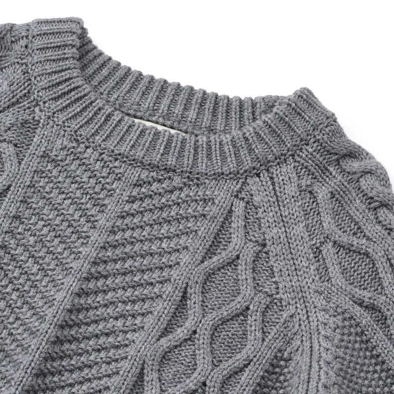 LIEWOOD ARI Kinderpullover aus Baumwolle Grey melange