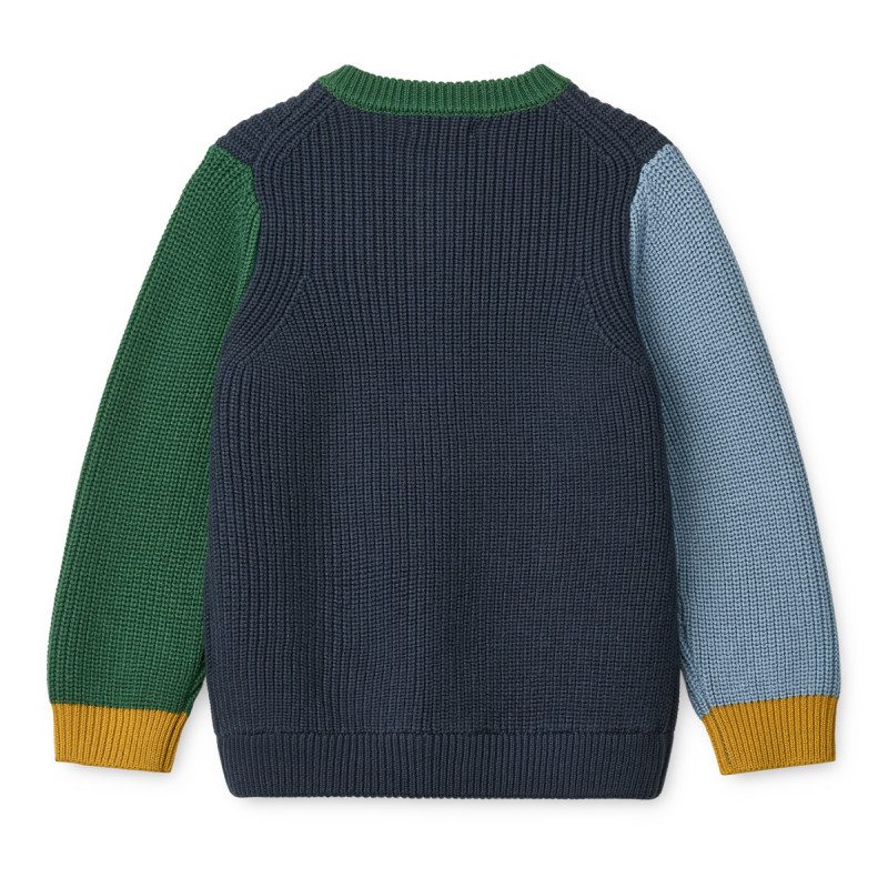 LIEWOOD THEA Baumwoll-Strickjacke Classic navy multi mix