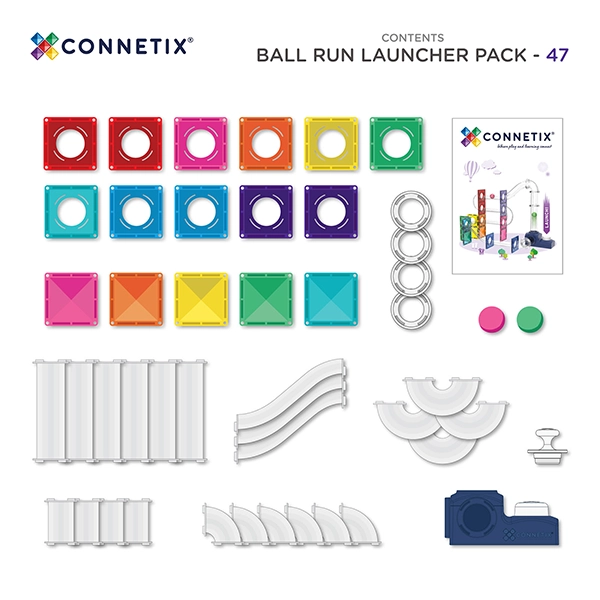 Magnetbausteine CONNETIX® Ball Run Launcher Pack 47 Teile Magnetbausteine CONNETIX® Ball Run Launcher Pack 47 Teile