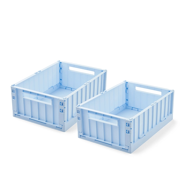LIEWOOD Aufbewahrungsboxen M Weston Pure Sky – 2 Stück
