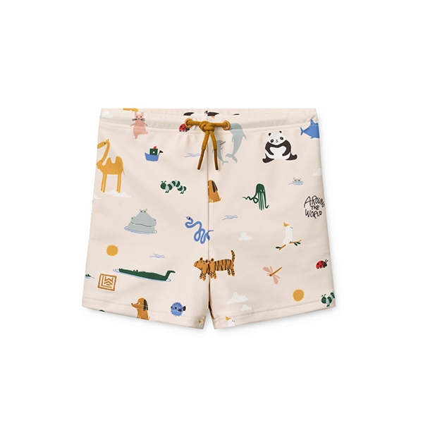 LIEWOOD Otto Badehose Around the world / Sandy