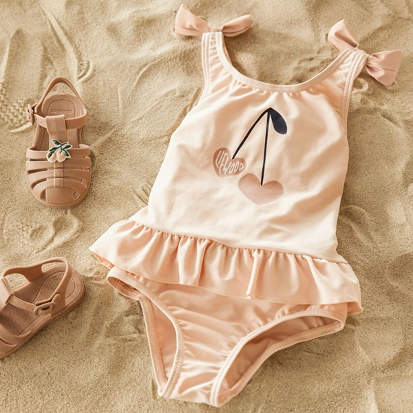 LIEWOOD Amara Badeanzug mit Schleife Apple blossom