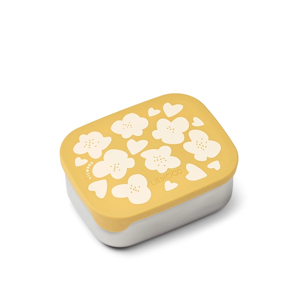 LIEWOOD Brotdose Arthur Flower / Lemon yellow