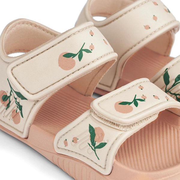 LIEWOOD Blumer Sandalen Peach / Sea shell