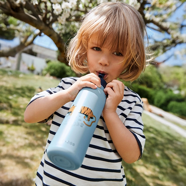 LIEWOOD Thermoflasche 500 ml Falk Tiger / Beach blue