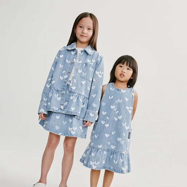 LIEWOOD Kenza Jeans-Overshirt Sweethearts / light blue denim LIEWOOD Kenza Jeans-Overshirt Sweethearts / light blue denim