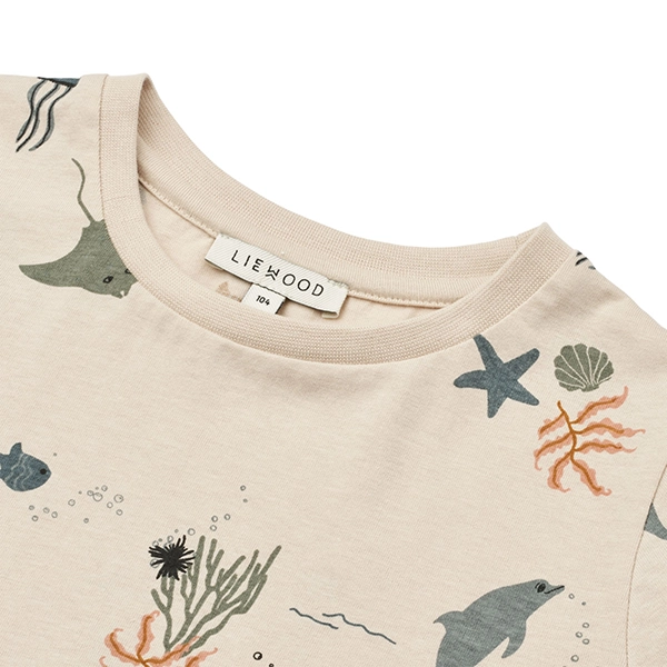 LIEWOOD Apia T-Shirt Sea Creature / Sandy