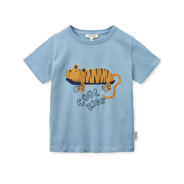 LIEWOOD Apia T-Shirt Tiger / Beach blue