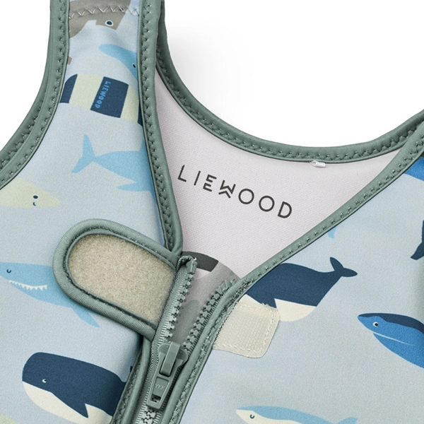 LIEWOOD Schwimmweste Dove Shark / Dove blue