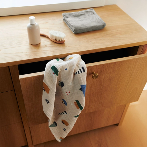 LIEWOOD Mulltücher Lewis 2er-Pack Sailing / Dove blue mix