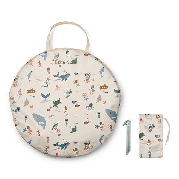 LIEWOOD Strandzelt mit Planschbecken Everett Sea creature / Sandy LIEWOOD Strandzelt mit Planschbecken Everett Sea creature / Sandy