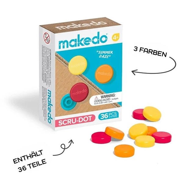 Makedo Abdeckkappen für Schrauben